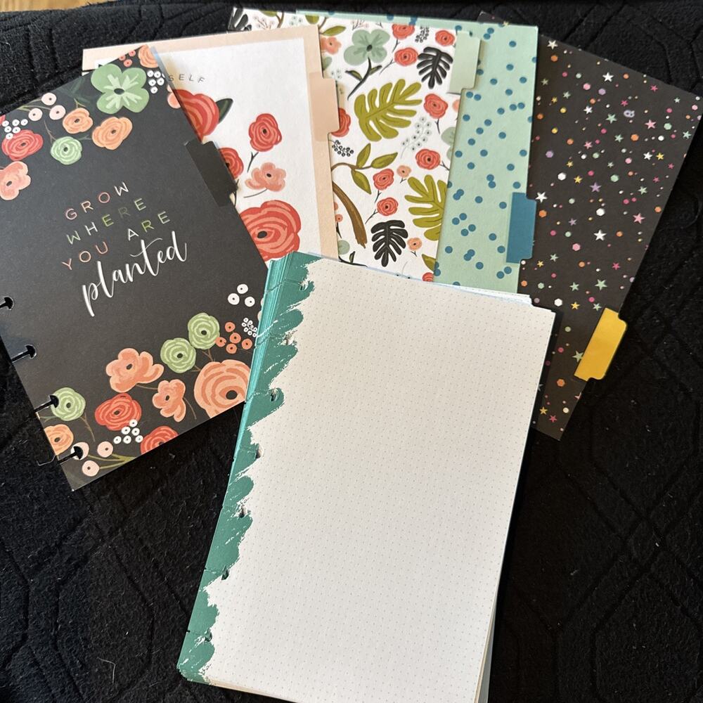 The Happy Planner Dotted And Tabbed Pages Inserts 4.75 x 7” Journal
